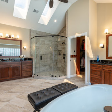 Enjoying of a Modern, Rejuvenated, and Functional Master Bath in Great Falls VA