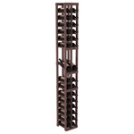Wine Racks America - 2 Column Display Row Wine Cellar Kit, Pine, Walnut/Satin Fini - Make your best vintage the focal point of your wine cellar. High-reveal display rows create a more intimate setting for avid collectors wine cellars. Our wine cellar kits are constructed to industry-leading standards. You'll be satisfied. We guarantee it.