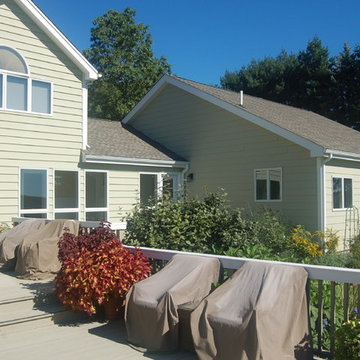 Sherman, CT Pottery Studio & Garage Addition Rear entry and studio
