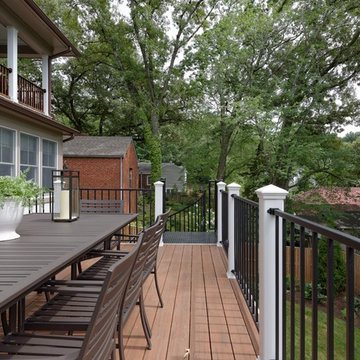 Arlington Deck with Screen Porch & Spiral Staircase