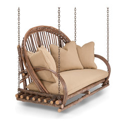 Rustic Porch Swing 1091 by La Lune Collection - Porch Swings