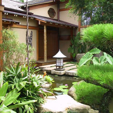 Japanese garden style