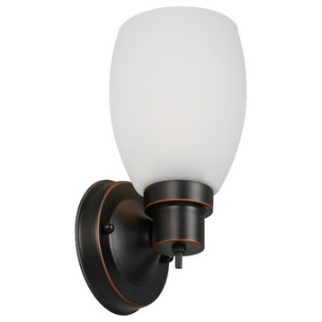Lydia Stainless Steel Wall Light in Oil-Rubbed Bronze