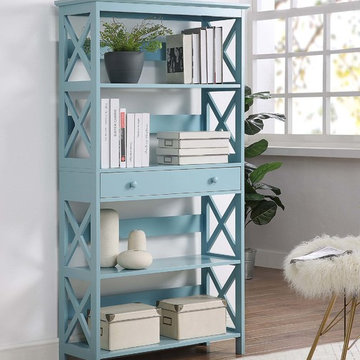 Oxford 5 Tier Bookcase with Drawer