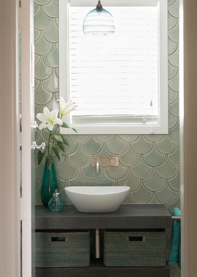 Eclectic Bathroom by Jackie Jones Interior Design