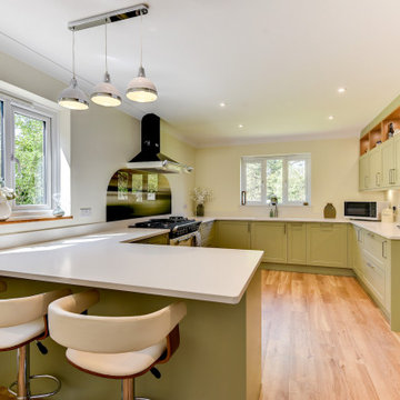 Classic British Kitchen in Ashington, West Sussex