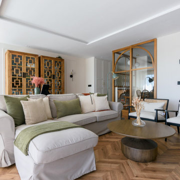Un piso elegante, de tildes modernas