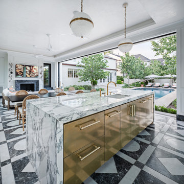 Pemberton - Brass Island Cabinetry with Concealed Appliances
