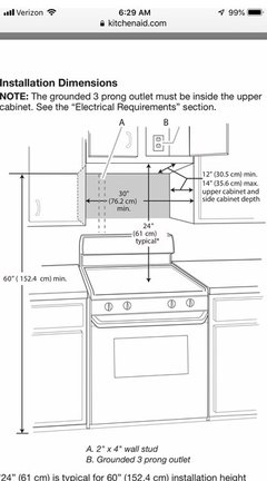 KA low profile OTR microwave