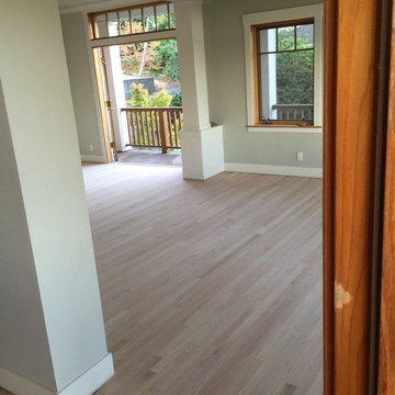 2 1/4 red oak site finished hardwood