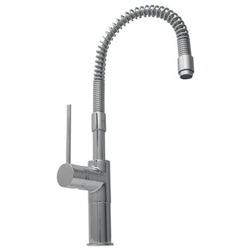 Whitehaus WHLX78558 Metrohaus Commercial 1 Hole Faucet - Polished Chrome