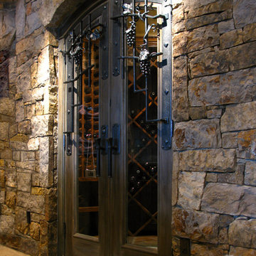 Wine Cellar Door Grill and hardware