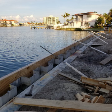 600 feet of seawall