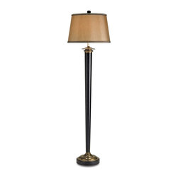 Currey & Company Tryon Floor Lamp in Black - Floor Lamps