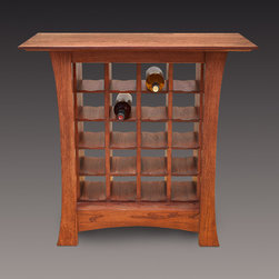 Glasgow Rose Wine Rack, front view - Wine Racks