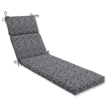 Out/Indoor Herringbone Chaise Lounge Cushion, Night