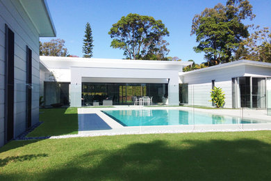 Photo of a contemporary pool in Sunshine Coast.