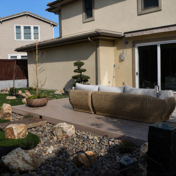 Modern Asian Inspired Backyard in Palo Alto