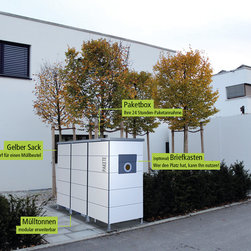 M&uuml;llbox mit Brief- und Paketkasten - Outdoor Products