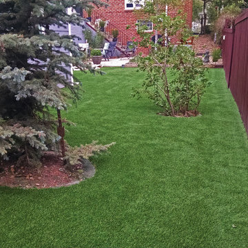 Artificial Grass Sideyard in Denver
