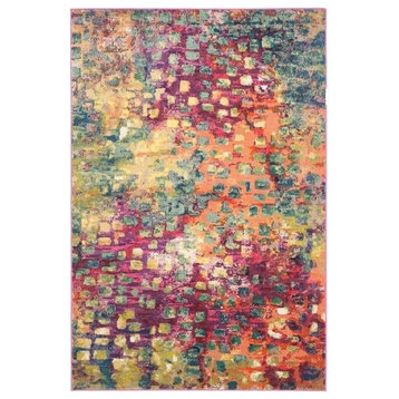 Safavieh Monaco Collection MNC225 Rug, Pink/Multi, 9'x12'