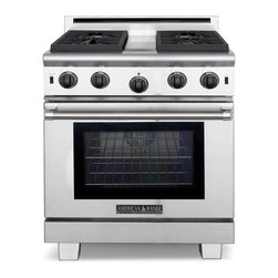 American Range 30" Performer Range, Stainless Steel | ARROB-430 - Gas Ranges And Electric Ranges