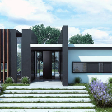 Exterior home design by Ferris.