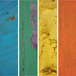 Texture Rainbow Art Print - Artwork
