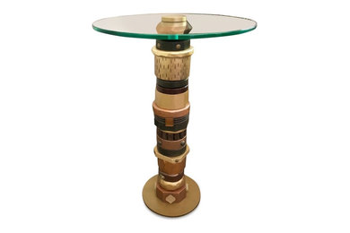 End Tables "Bands of Gold"