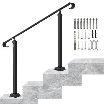 Vevor Stair or Walkway Handrail Wrought Iron, 3.93'