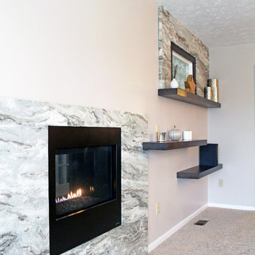 Modern Home - Mudroom, Family Area, & Vanity