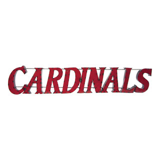 Louisville Cardinals Recycled Metal Wall Decor Illuminated Cardinals