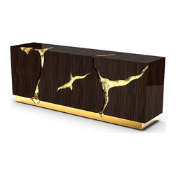 LAPIAZ EBONY Sideboard - Accent Chests And Cabinets