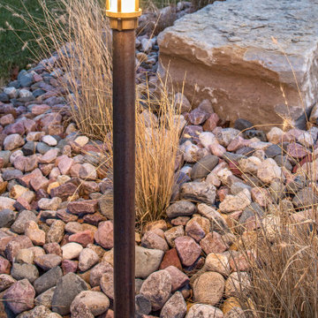 Elkhorn Estate | Modern Driveway Bollard Landscape Lighting Fixture
