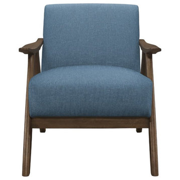 Lexicon Elle Accent Chair with Arm Rest in Blue