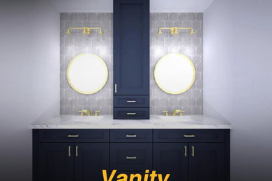 Vanity instalation