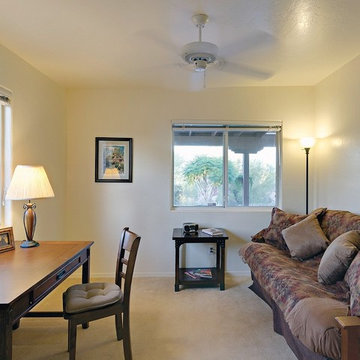 Guest Room Home Office Decorating Ideas with Futons