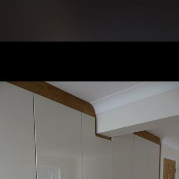 White Fitted Hinged Wardrobe