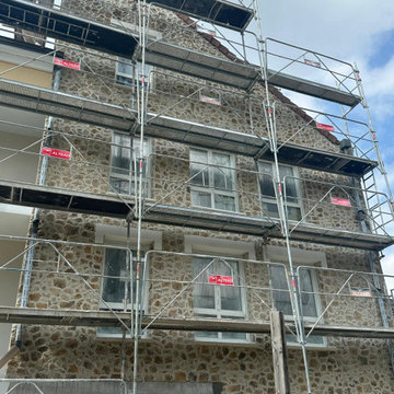 Façade en pierre naturelle – Programme neuf pour un promoteur immobilier