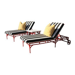 Michael Taylor Bamboo Chaise - Outdoor Chaise Lounges