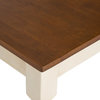 GDF Studio Bronwen Wood Dining Table With Leaf Extension