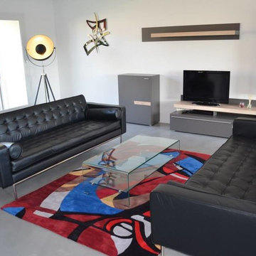 Aménagement et rénovation d'un pavillon témoin Maisons Lelièvre