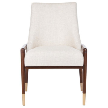Carmyne Mid- Century Chair Cream Set of 2