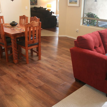 Comtemporary Home using Karndean Design Floor in Autumn Oak