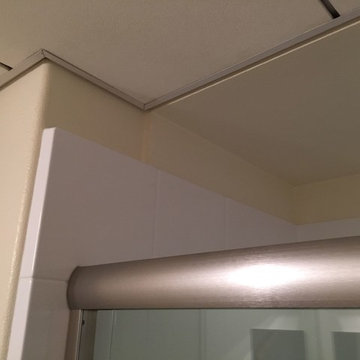 Wider shower pan area makes for a more comfortable shower experience.