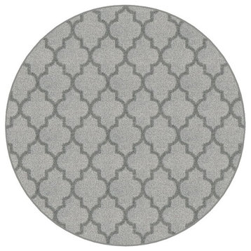 Milliken CAVETTO II Area Rug, Active Home Nylon, Cadet RND 3'