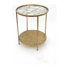 Gold End Table