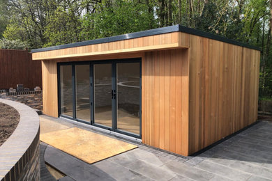 Contemporary garden shed and building in Hampshire.