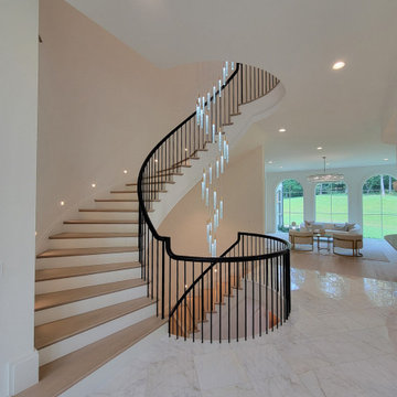 Project #158 | Contemporary Curved Staircase