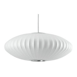 Replica George Nelson Saucer Bubble Pendant Lamp Light White - Pendant Lighting